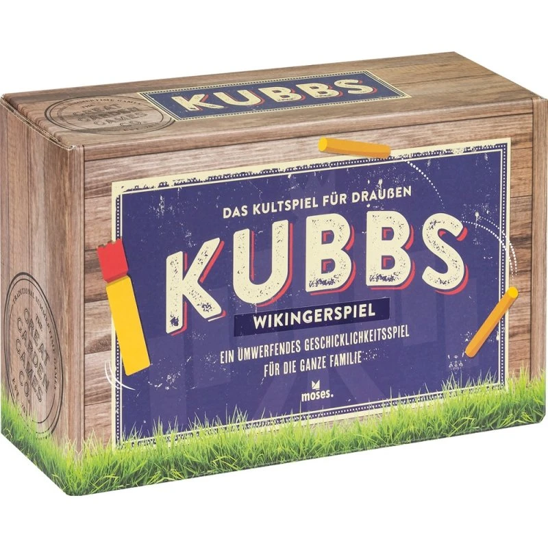 KUBBS | Wikingerspiel | Wurfspiel für draußen