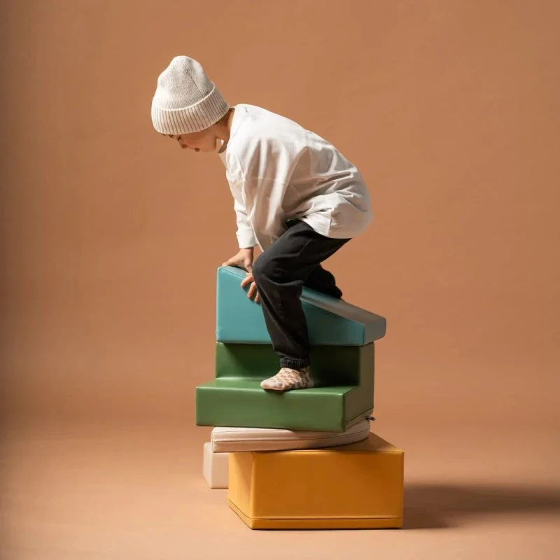 IGLU Softplay Bausteinset Corner Climber 5-tlg. Pastelltürkis