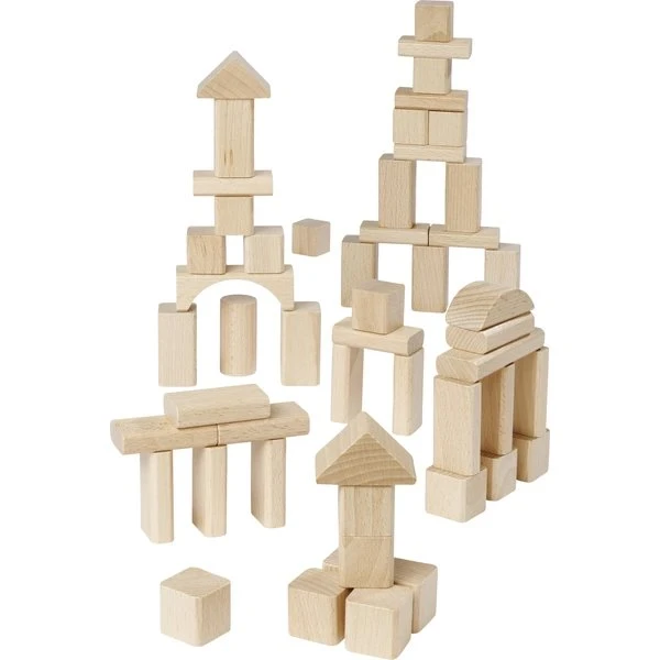 Eichhorn Natur Holzbausteine 50-tlg. Buchenholz