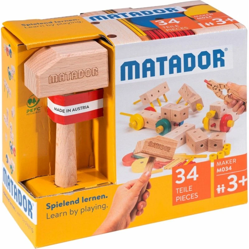 Matador Maker M034 Holzbaukasten (34 Teile)