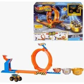 Hot Wheels Monster Trucks 2-in-1 Loop & Flip Challenge