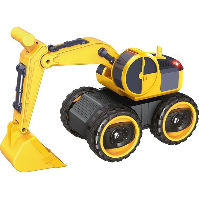 Besttoy Bagger mit Licht und Sound, gelb-schwarz, 25 cm