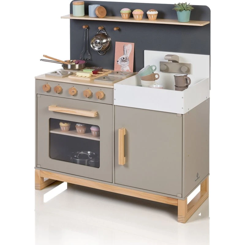 Musterkind Spielküche Linum warmgrau/natur
