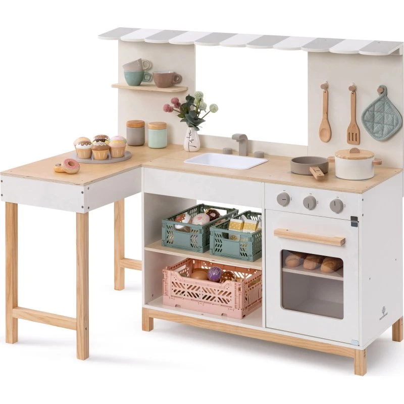 Musterkind Spielküche Robusta weiß/natur