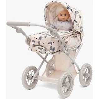 Micki Toys Skrållan Puppenwagen Heißluftballon Creme 3+ Jahre