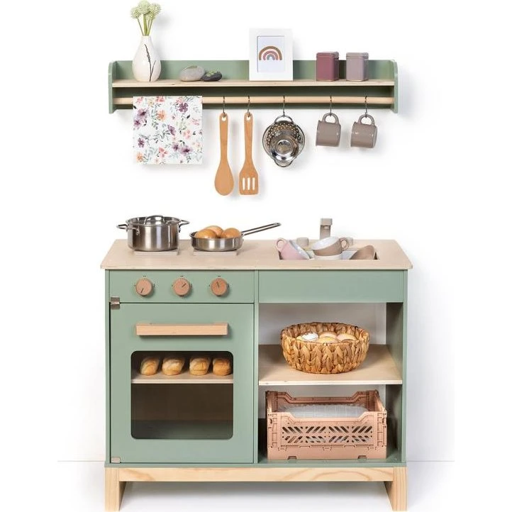 MUSTERKIND Spielküche Magnolia salbei/natur