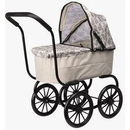 Micki Toys Skrållan Puppenwagen Herz Creme 3+ Jahre