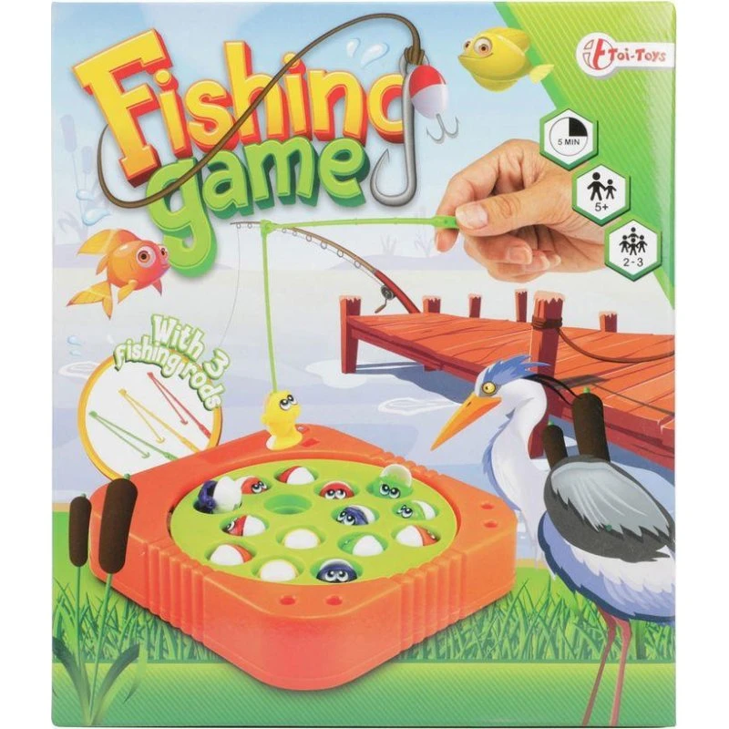Fischfang-Action: Elektronisches Angelspiel mit 3 Angelruten