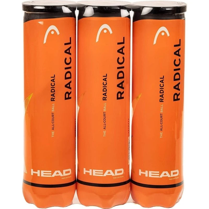 HEAD Radical ITF-zugelassener Tennisball (3 Pack, 12 Bälle)