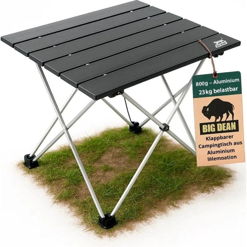 Alpina Campingtisch faltbar 800g - Ultraleichter Klapptisch klein