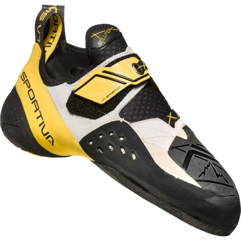 La Sportiva Solution Kletterschuh 43.5 Weiß Gelb