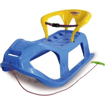 Jamara Snow-Star 90 cm Schlitten mit Lehne blau
