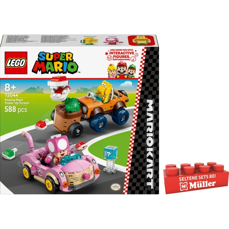 LEGO® Super Mario™ 72044 Mario Kart – Power‑Up‑Jagd mit Piranha‑Pflanzen