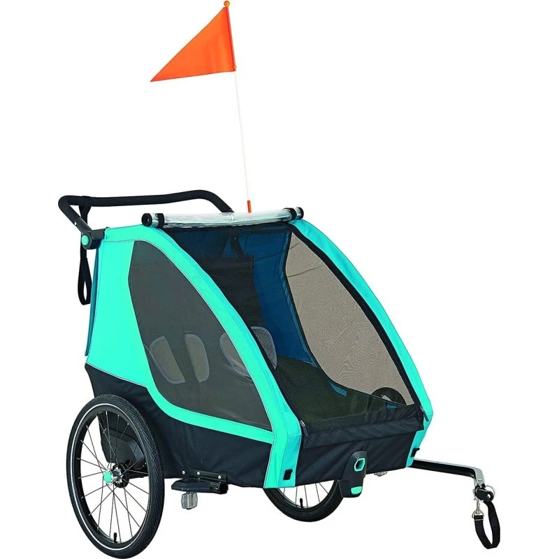 Prophete 20 Zoll Kinderfahrradanhänger für 2 Kinder