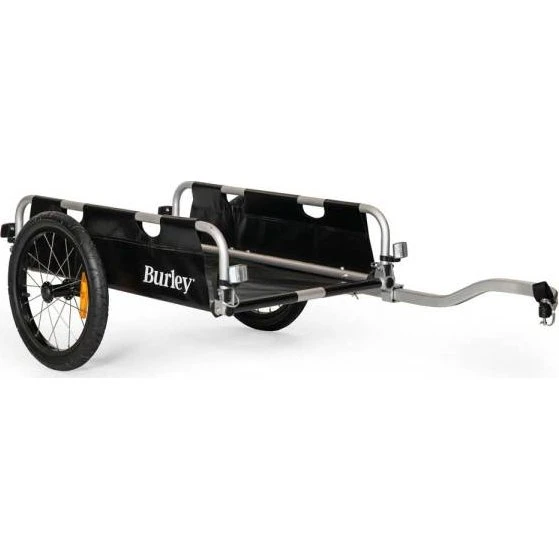 Burley Flatbed Fahrradanhänger schwarz