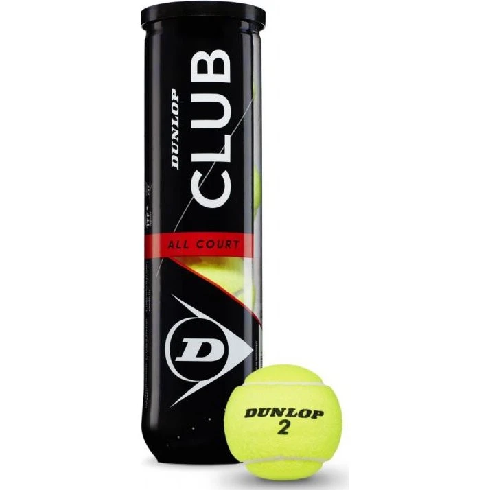 Dunlop Club All Court Tennisbälle (72 Stück, gelb)