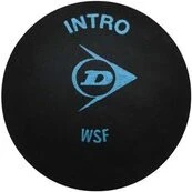 Dunlop Intro Squashball 3BBL (blauer Punkt, schnell, 3 Stück)