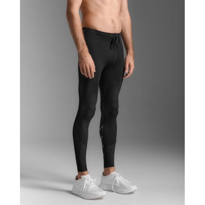 2XU Aero Mesh Compression Tights Herren schwarz/silber reflektierend