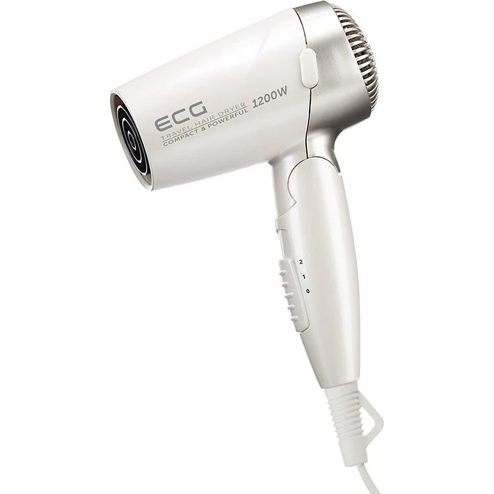 ECG VV 1200 travel S Haartrockner 1200 W (Silber/Weiß)