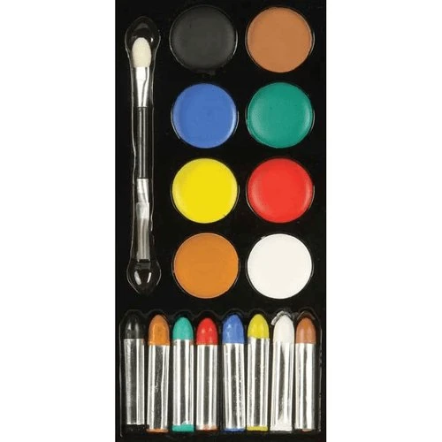 Clown & Co. Karnevalsschminke Set mit 8 Farben