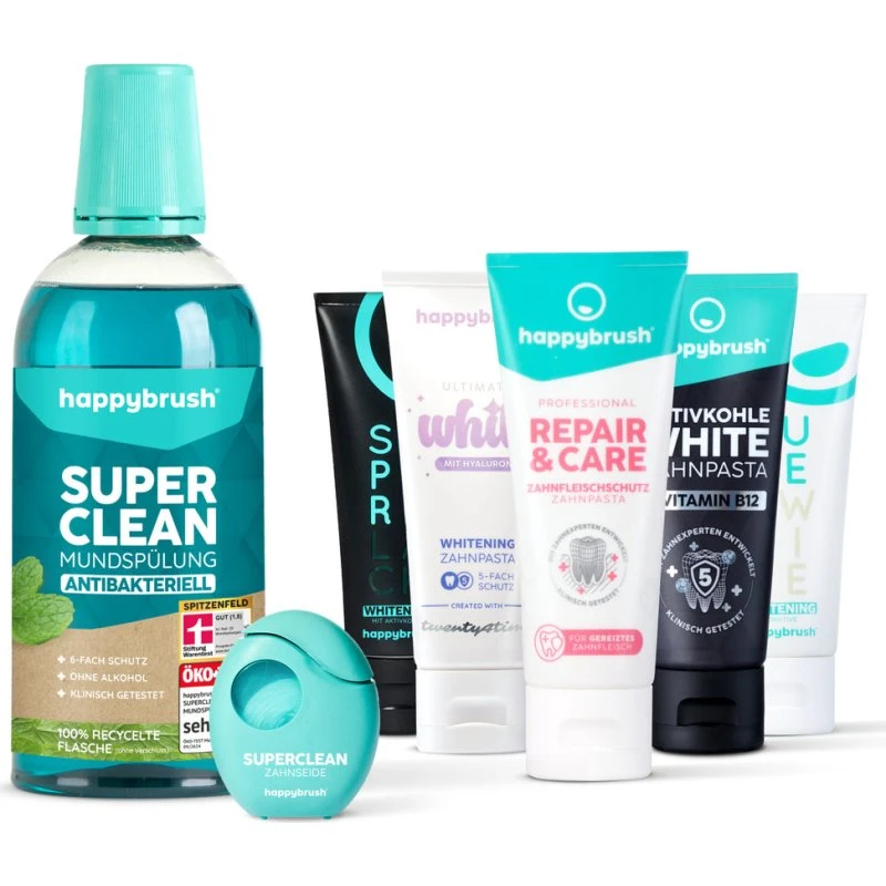 SuperFresh Set mit Zahnpasta & Mundspülung