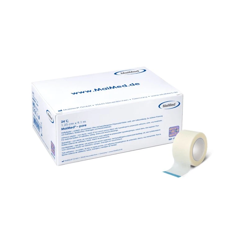 MaiMed-pore Heftpflaster 1,25 cm x 9,1 m, 24 Rollen