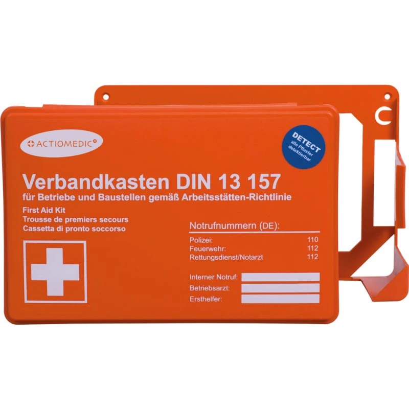 GRAMM ACTIOMEDIC® MINI detect Verbandkasten, orange, DIN 13157