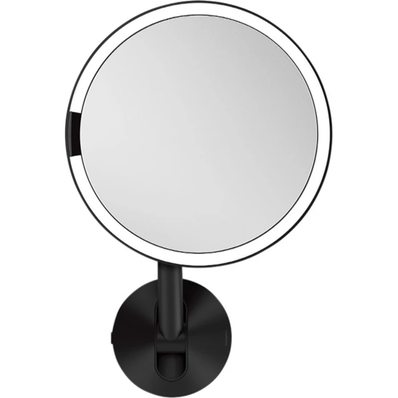 simplehuman Sensorspiegel rund weiß 5-fach vergrößert