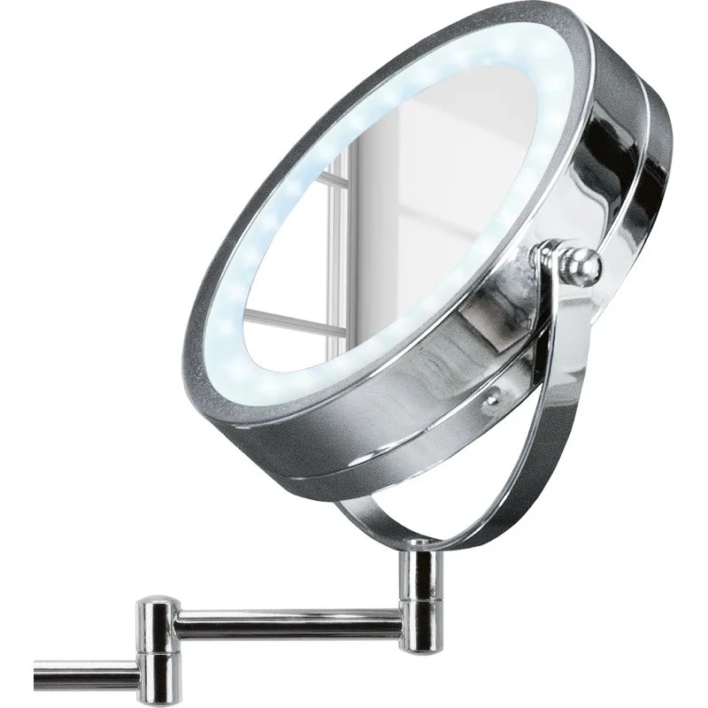 Brilliant Mirror Kosmetikspiegel Silber 3-fach Vergrößerung
