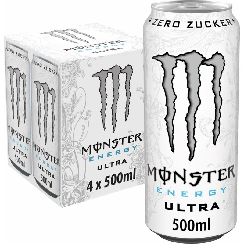 Monster Energy Ultra White Einweg (4x0,5 L)