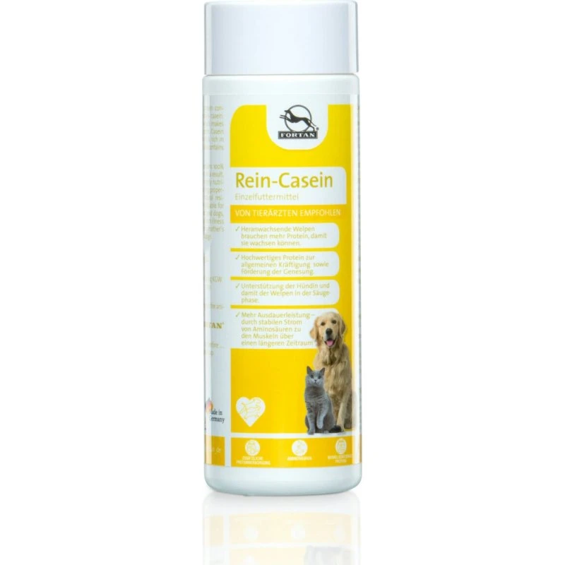 FORTAN Rein-Casein 100% Milcheiweiß für Hunde & Katzen