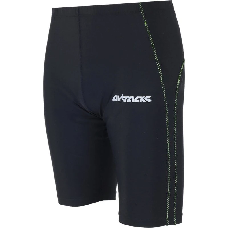 AIRTRACKS Herren Laufhose Tight Kurz Neon