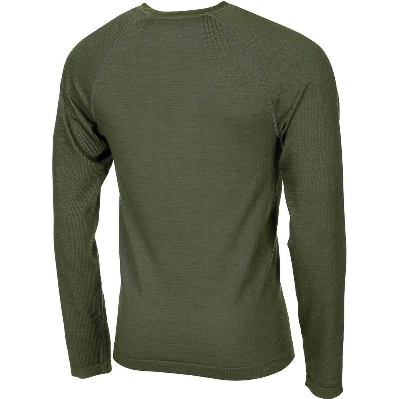 Fox Outdoor Thermo Unterhemd Langarm Merino 50 Oliv