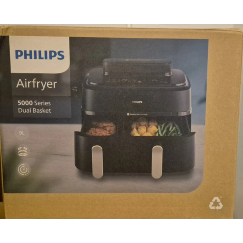Philips Steam Airfryer 5000 Series Dual Basket NA550/00
