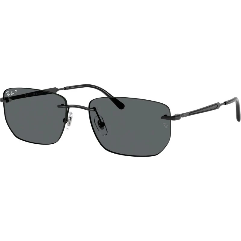 Ray-Ban RB3768 002/81 Schwarz randlos