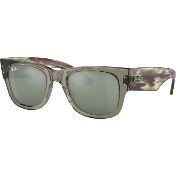 Ray-Ban RB0840S Mega Wayfarer Transparent Grün 51-21