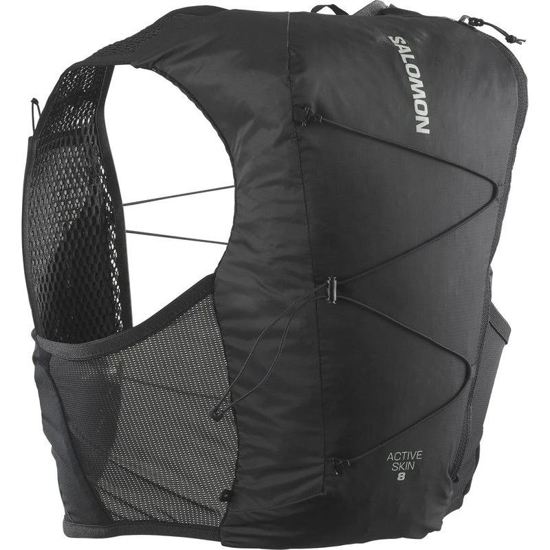 Salomon Active Skin 8 Rucksack No Flasks Schwarz/Metal