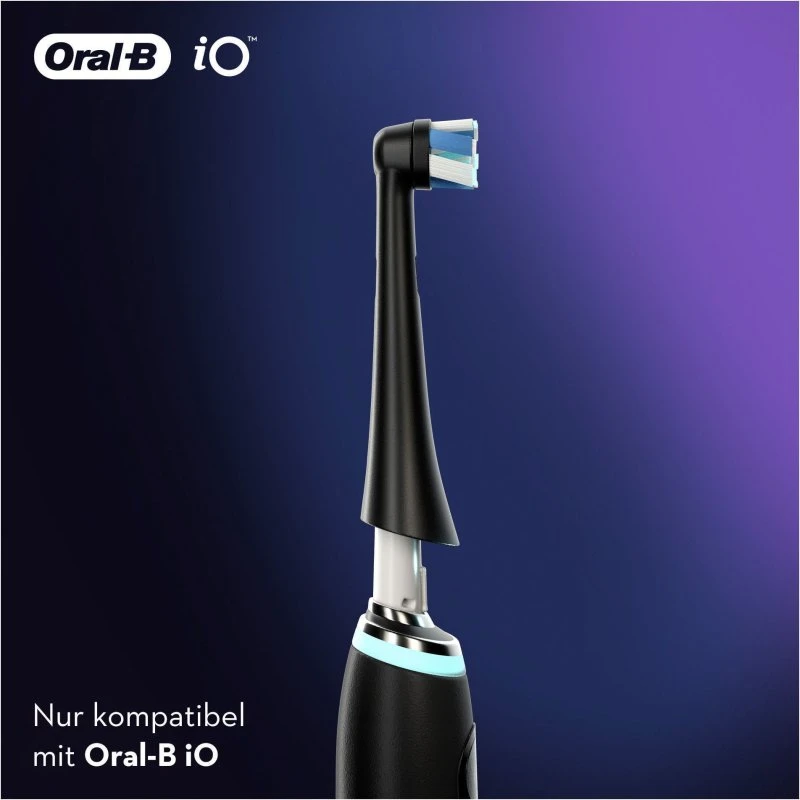 Oral-B iO Ultimate Reinigung Aufsteckbürsten 6 Stück schwarz