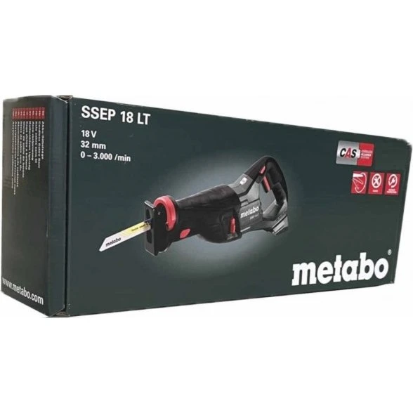 Metabo SSEP 18 LT Akku-Säbelsäge 18V mit 2x 4Ah Akkus