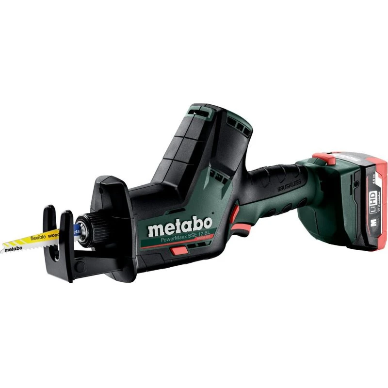 Metabo PowerMaxx SSE 12 BL Akku-Säbelsäge 12V 2x4Ah LiHD
