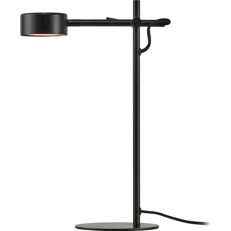 Nordlux Clyde LED Tischleuchte 5,5 W Warmweiß Schwarz