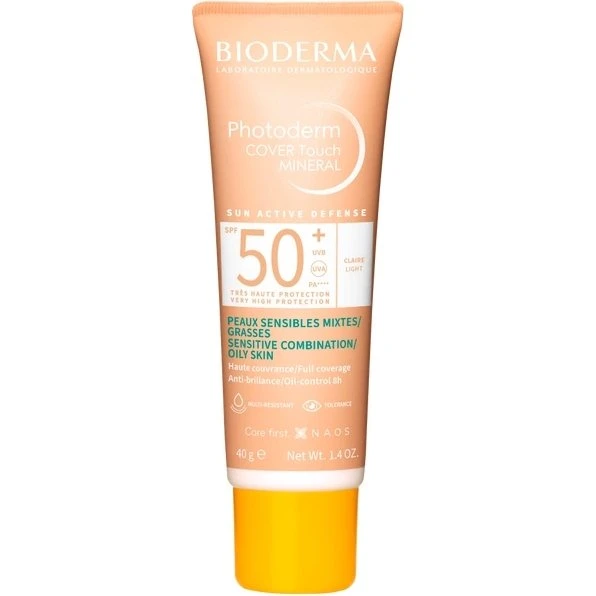 Bioderma Photoderm Cover Touch Mineral SPF50+ Light 40g