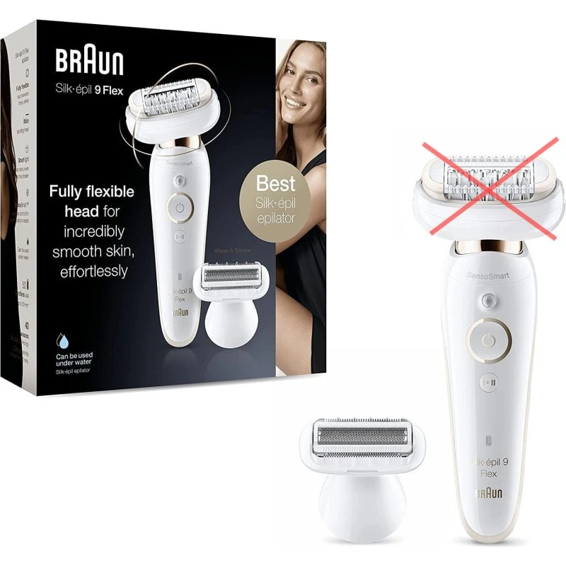 Braun Silk-épil 9 Flex Epilierer mit Aufbewahrungstasche