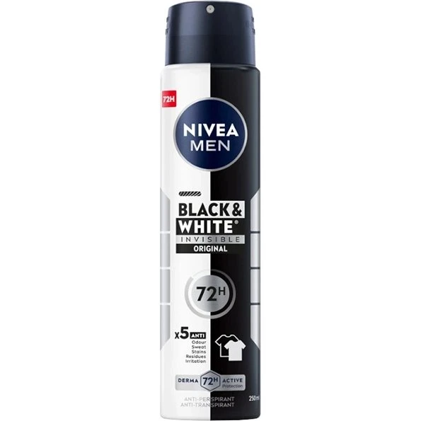 NIVEA MEN Invisible Antitranspirant Spray 250 ml