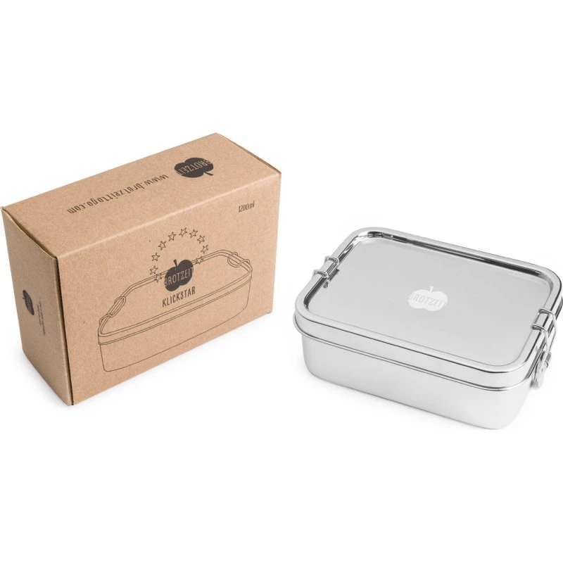 Brotzeit KLICKSTAR 1200 ml Edelstahl Lunchbox