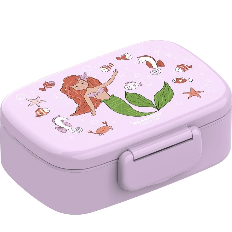 Bearfoot Kinderlunchbox Bento Set Meerjungfrau lila