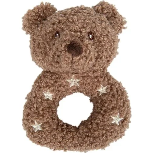 Bär Baby-Rassel Teddy-Stoff, 10 x 14 cm