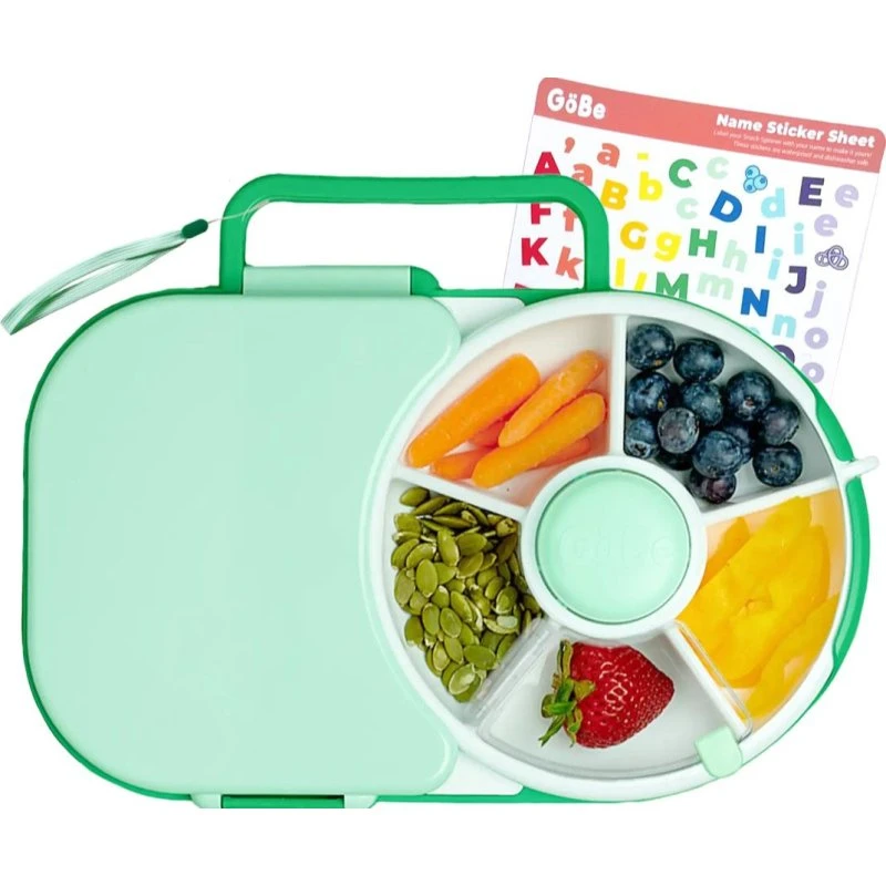 GoBe 2in1 Lunchbox & Snack Spinner Sage Green