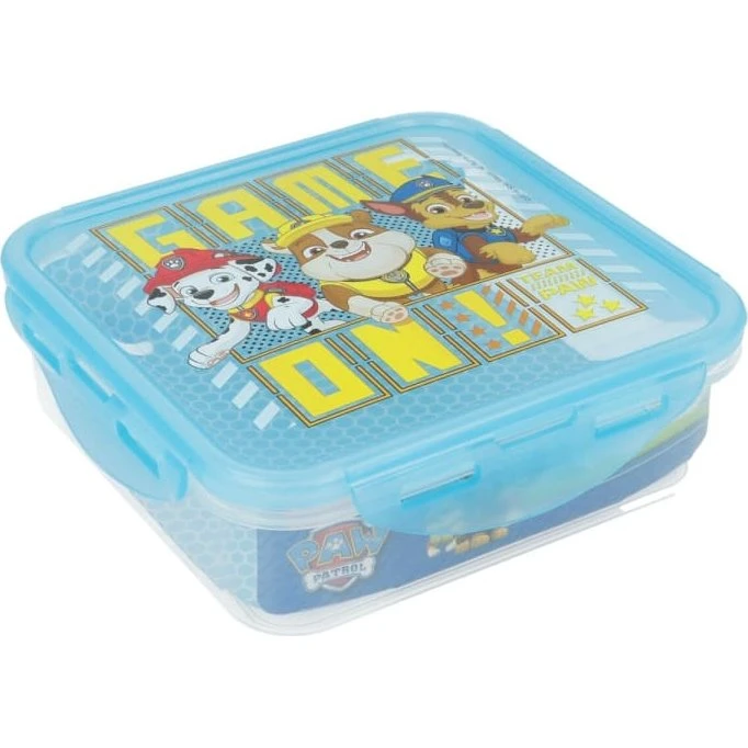 Paw Patrol Brotdose 750 ml blau quadratisch