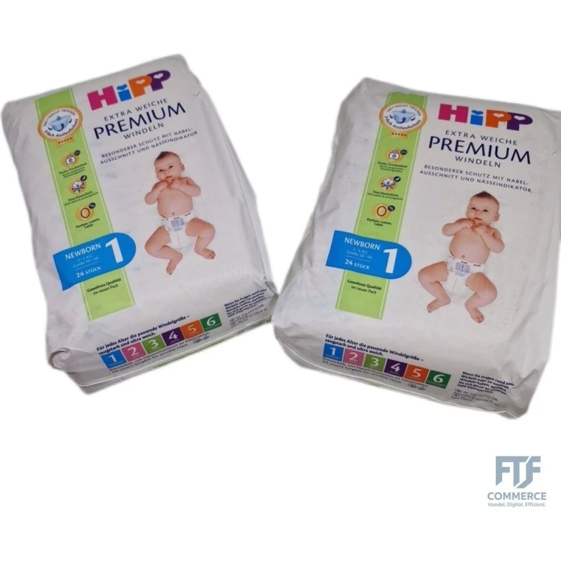 Hipp Babysanft Windeln Gr. 1 (2-5 kg), 96 St